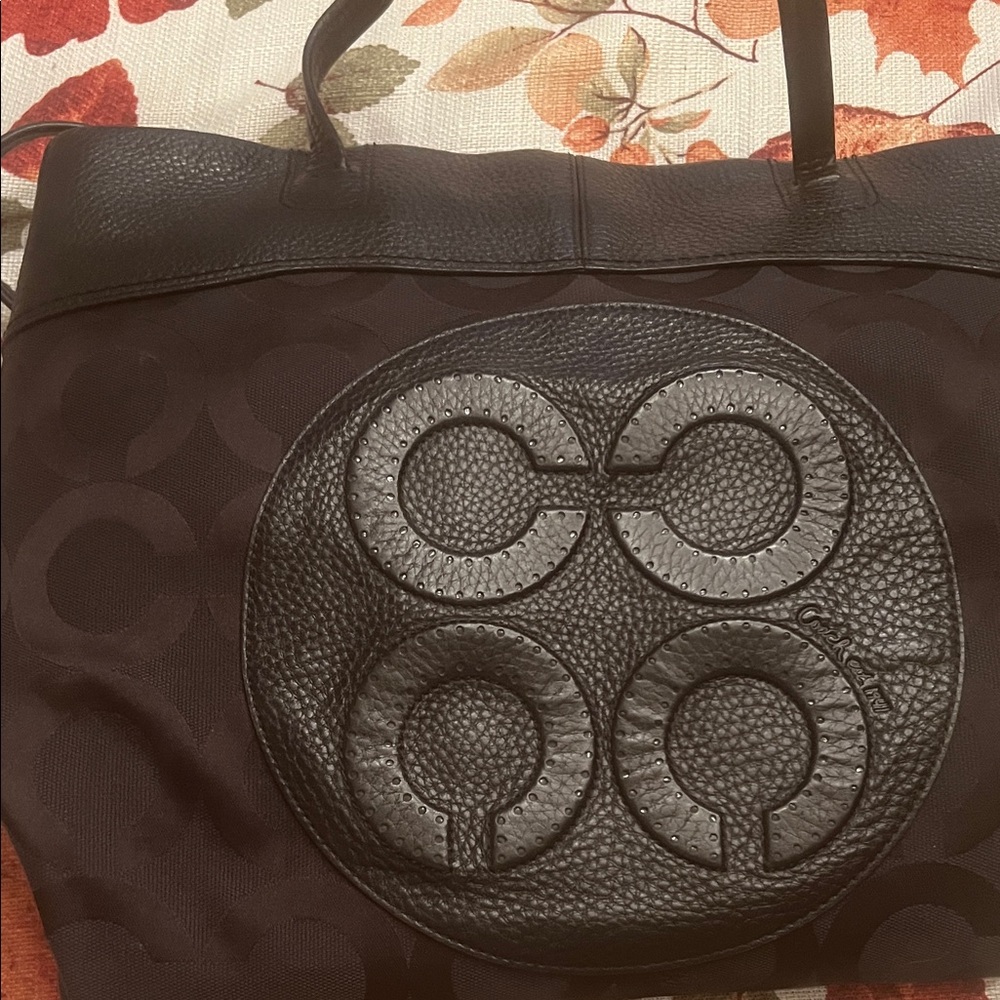 Coach Black Tote Bag